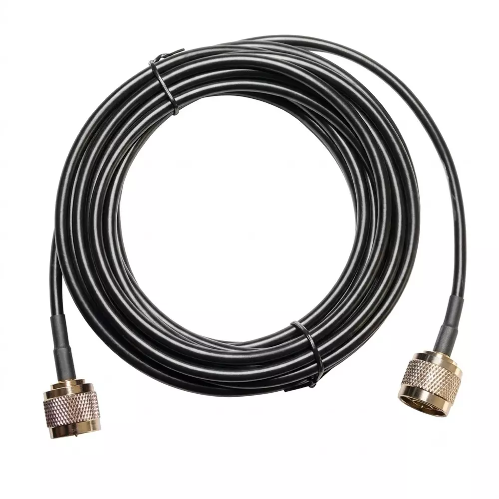 NBR N Male to N Male RG58 Low Loss RF Coaxial Jumper Extension Antenna Cable, 8 m for 4G/5G LTE, ADS-B, Ham Radio