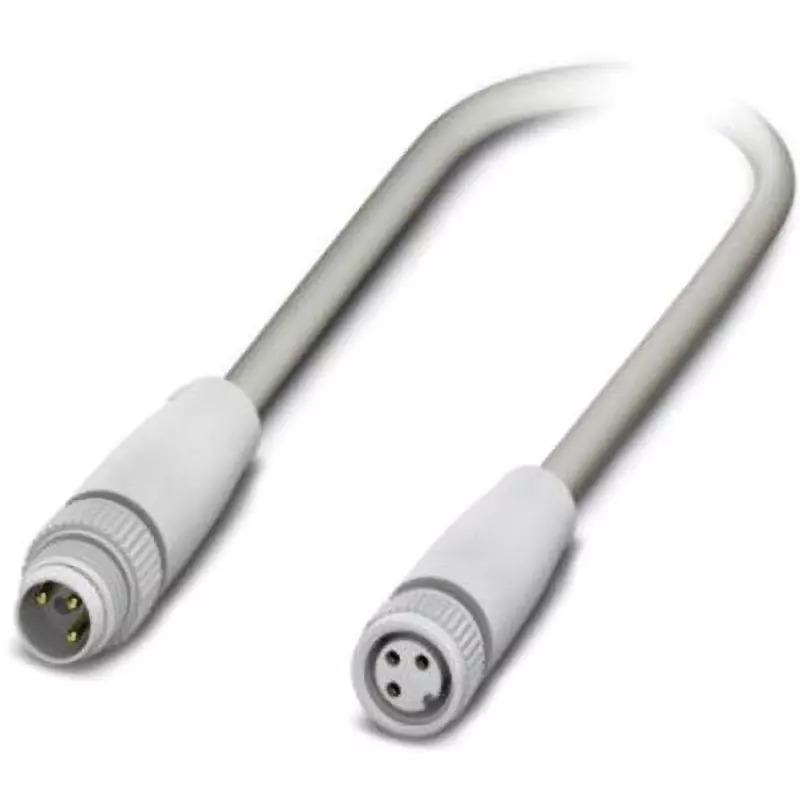 Phoenix Contact Cables & Connector 3 Pole M83 pin-M83 pin Connector, 1406491