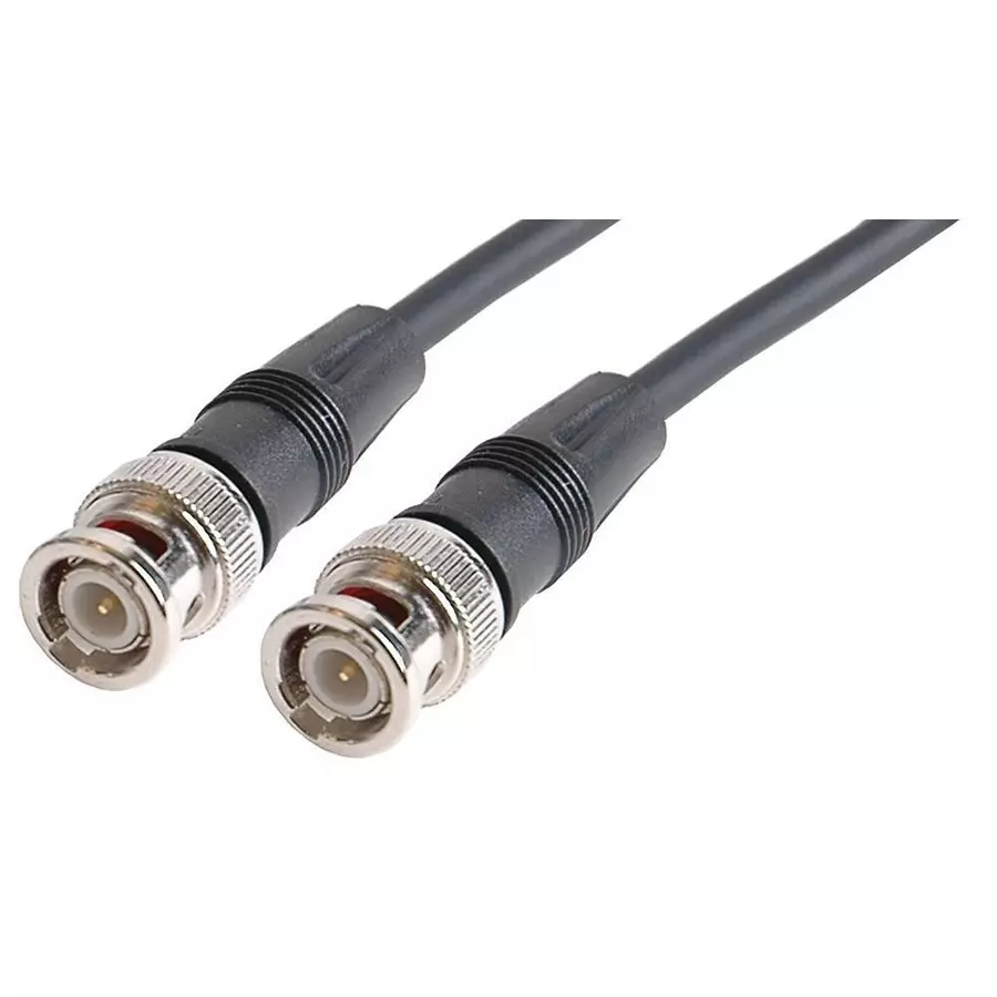 MULTICOMP PRO RF Coaxial Cable Assemblies RF COAX, BNC STRAIGHT PLUG, 3FT, BLACK, 24-15623