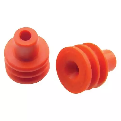 ITT CANNON Circular Connector Cable Seals WIRE SEAL, APD 4WAY, RED, 1.4-2MM, 121668-0032 (Pack of 100)