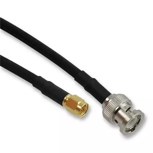 AMPHENOL RF RF Coaxial Cable Assemblies CABLE, RG58, SMA PLUG, BNC PLUG, 36IN, 245101-04-36.00