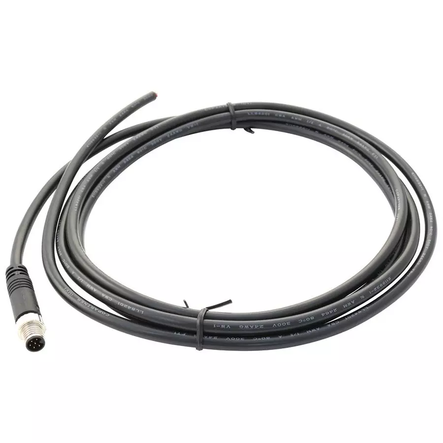 AMPHENOL LTW SENSOR CORD, 4P, M8 RCPT-FREE END, 5M, 8A-04AFFM-SL7A05