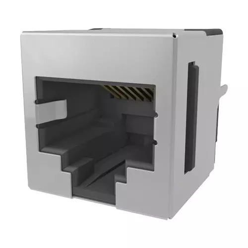AMPHENOL COMMUNICATIONS SOLUTIONS MODULAR CONN, 8P8C, RJ45 JACK, CAT3, TH, RJE741888120A.