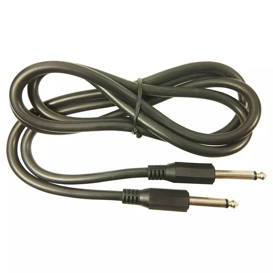 CLIFF ELECTRONIC COMPONENTS SPEAKER CABLE, PLUG, 6.35MM, BLACK, FD72082
