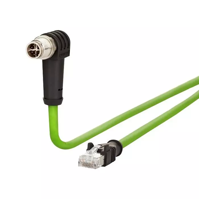 METZ CONNECT SENSOR CORD, 8P M12 PLUG-RJ45 PLUG, 1M, 142M2X5B010