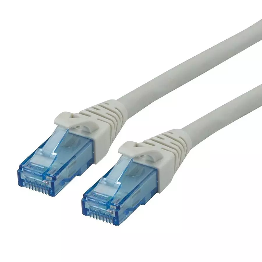 ROLINE PATCH CORD, RJ45 PLUG, CAT6A, 3M, GREY, 21.15.2703