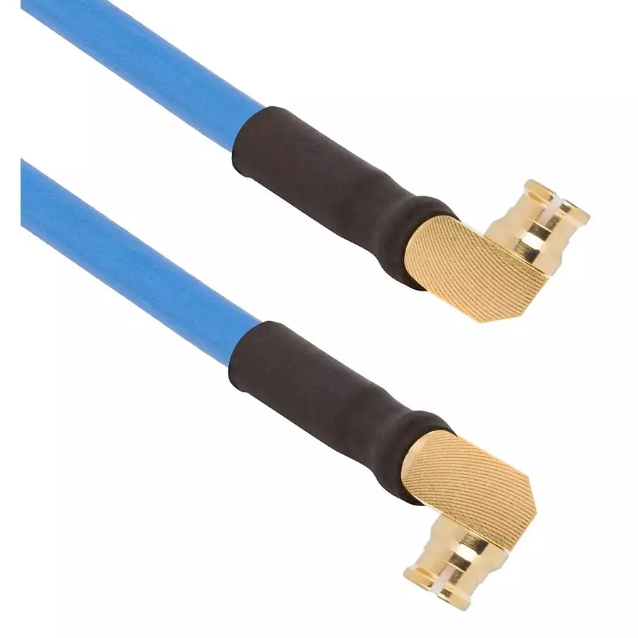 AMPHENOL SV MICROWAVE CABLE ASSY, SMP R/A RCPT-R/A RCPT, 12", 7012-1981