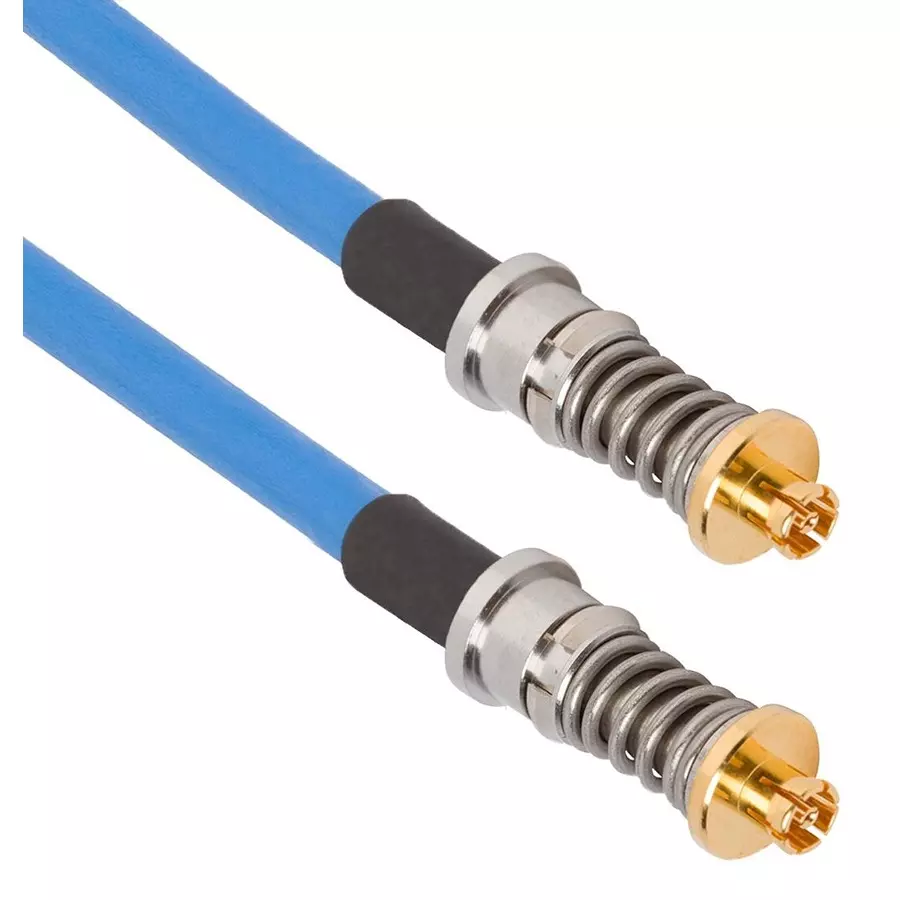 AMPHENOL SV MICROWAVE CABLE ASSY, SMPM JACK-JACK, 12", 7032-9730