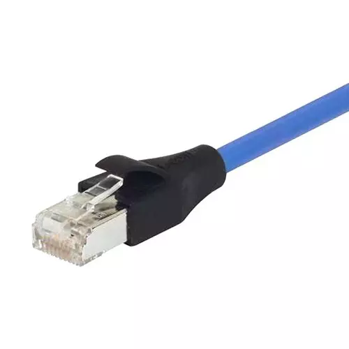 L-COM ENET CORD, CAT5E, RJ45 PLUG-PLUG, 1FT, TRD855SCRBL-1