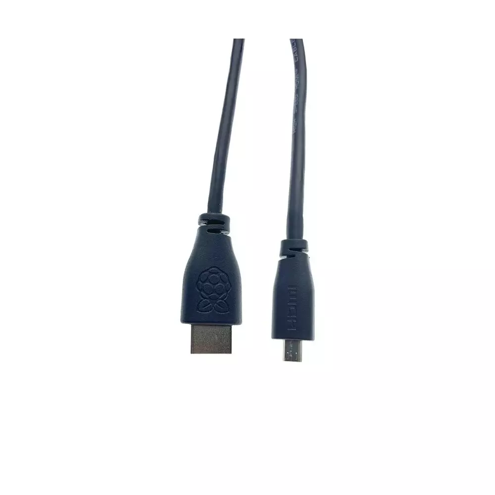 Raspberry Pi 1m HDMI to Micro HDMI Cable in Black, T7732AX-RS