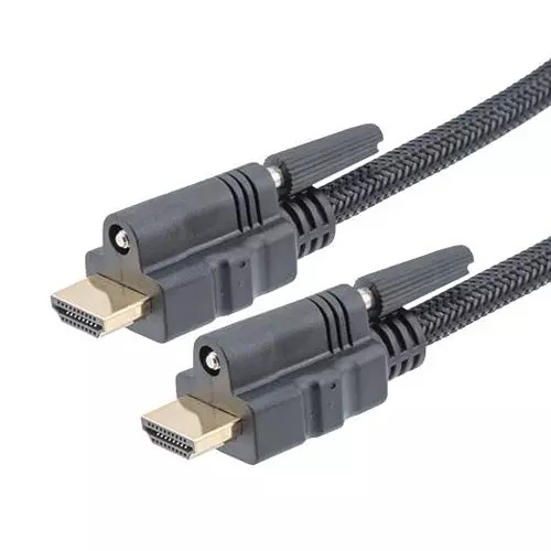L-COM Cable Assembly, 19Pos, Hdmi Plug-Plug, 3.3, HDMI-MM-L-1M