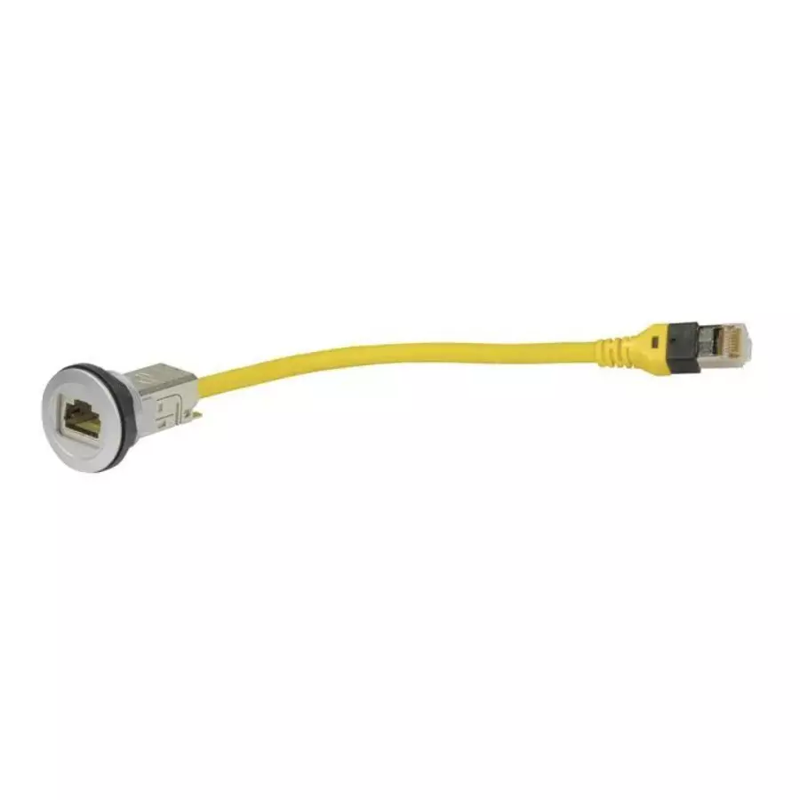 Harting Har Port Ethernet Cables RJ45 Cat 6 PFT 1 m Cable Length, 09454521509