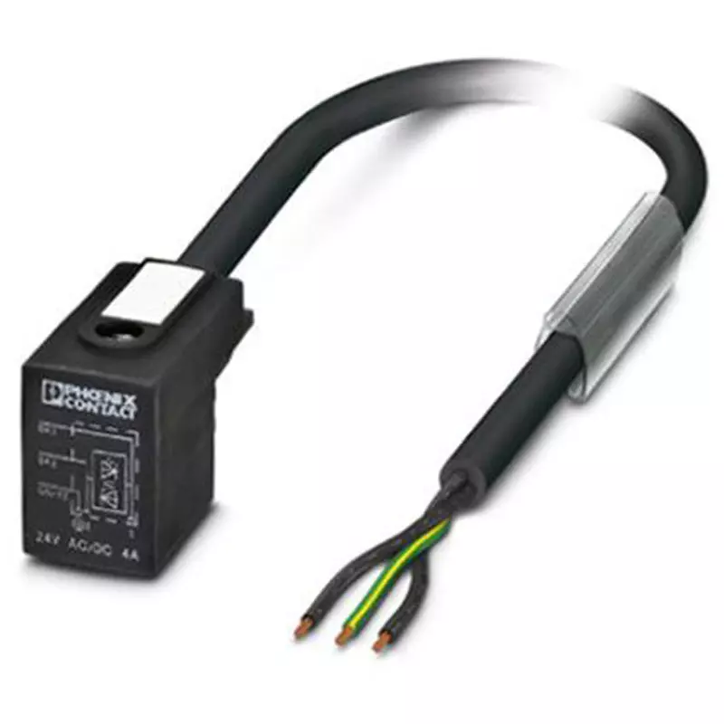 Phoenix Contact Cables & Connector 3 Pole Valve BI3 pin Connector, 1435234
