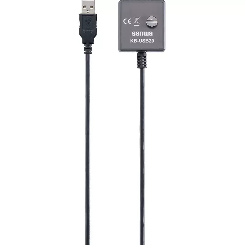 Sanwa Connection Cable Optical link USB connection cable Type PC20 Compatible Models About 1.3 Overall Length, KB-USB20