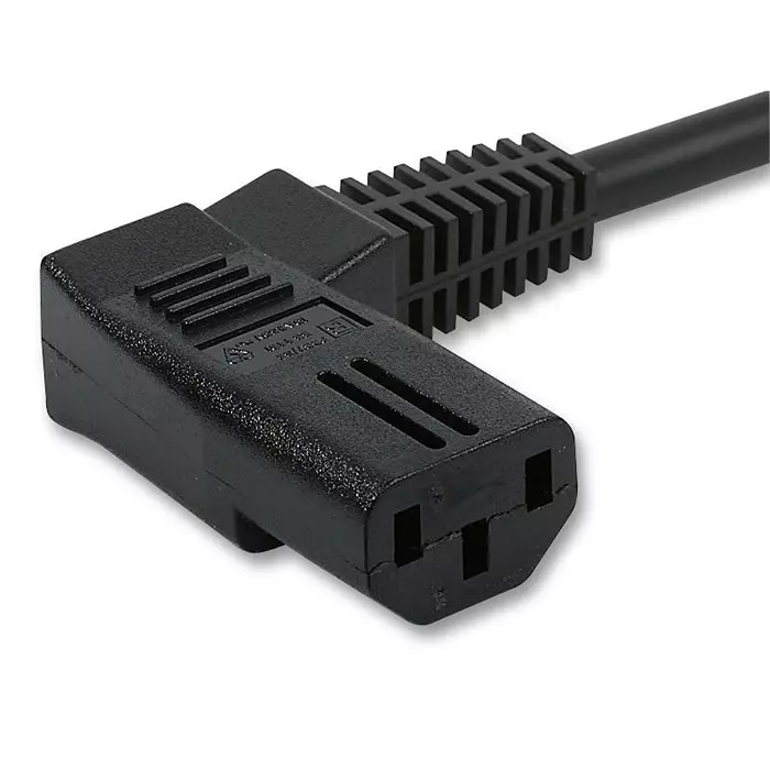 MULTICOMP PRO Power Cords / Electrical Power Cables LEAD, IEC R/A, 10A, BLACK, 2M, JA-502 + ( H05VV-F 0.75MM 3B 2M