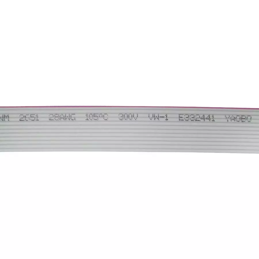 MULTICOMP PRO Ribbon Cable / Flat Cable RIBBON CABLE, 10 CORE, 28AWG, 30.5M, R2651HTSY10SC85