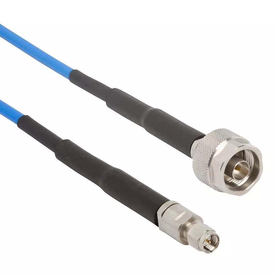 AMPHENOL RF RF Coaxial Cable Assemblies RF CABLE, N TYPE PLUG-SMA PLUG, 3.3FT, 095-909-168M100