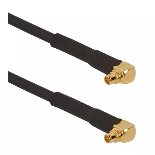 AMPHENOL RF RF Coaxial Cable Assemblies CABLE ASSY, MMCX R/A PLUG-R/A PLUG, 12", 095-900-550-012