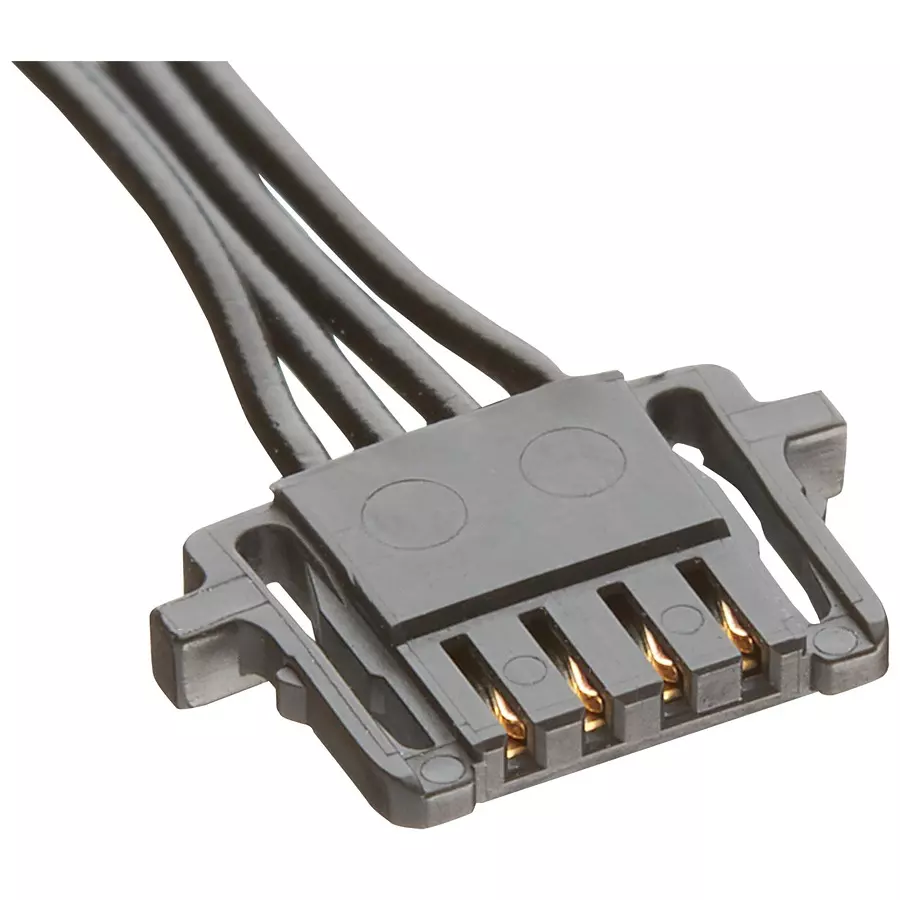 MOLEX Wire-To-Board Cable Assemblies CABLE ASSY, 4POS, RCPT-RCPT, 50MM 15131-0400