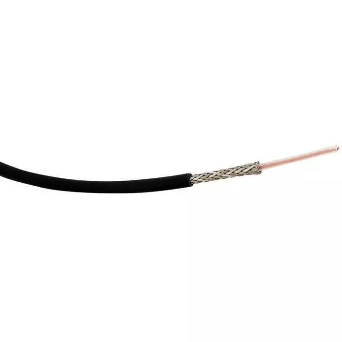 BELDEN CABLE, COAXIAL, RG-174/U, 26AWG, 50 OHM, 1000FT, BLACK, 8216 0101000
