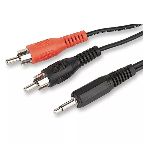 PRO SIGNAL LEAD, 3.5MM M JACK- 2 XM PHONO, 2M, JR8053-2M