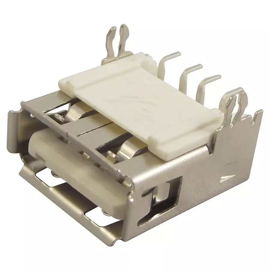 AMPHENOL COMMUNICATIONS SOLUTIONS USB, 2.0 TYPE A, RECEPTACLE, SMT, 87583-2010BLF