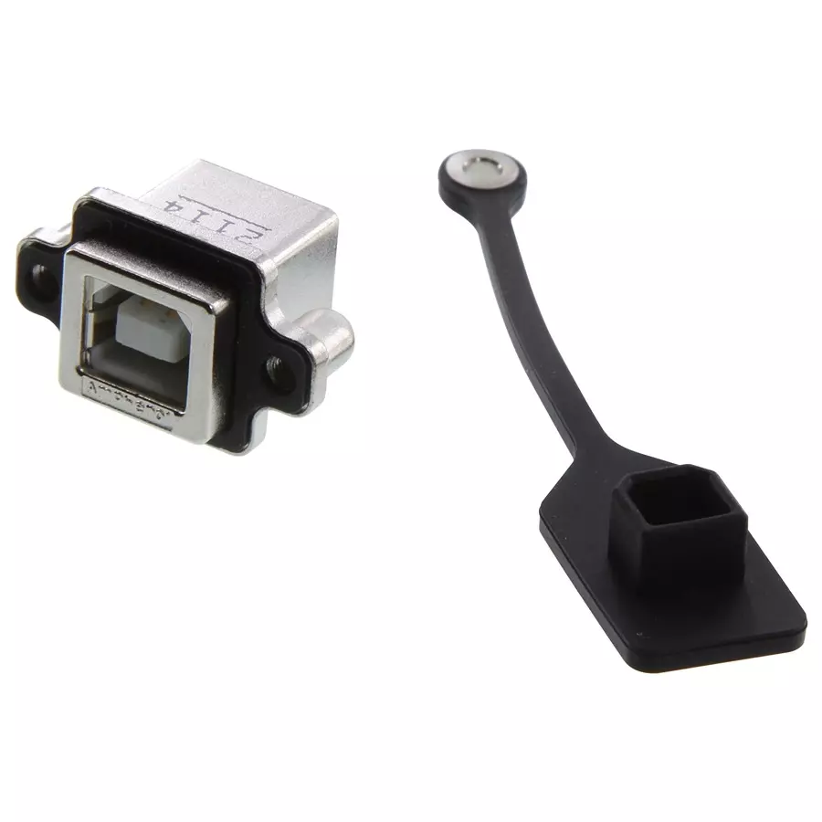 AMPHENOL COMMUNICATIONS SOLUTIONS USB CONN, 2.0 TYPE B, R/A RCPT, 4POS, MUSBD111M5.