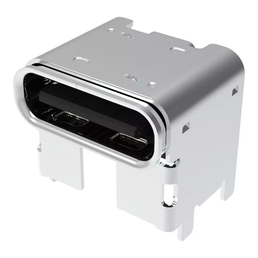 AMPHENOL COMMUNICATIONS SOLUTIONS USB CONN, 2.0 TYPE C, RCPT, 16POS, SMT, GSB1C4K11DSHR.