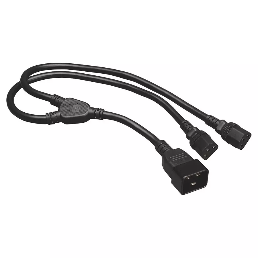 EATON TRIPP LITE POWER CORD, IEC C20/IEC C13, 2FT, 15A, P032-002-2C13