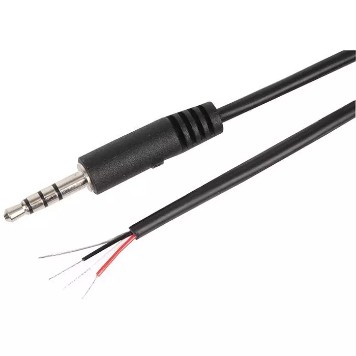 CLIFF ELECTRONIC COMPONENTS CABLE ASSEMBLY, JACK PLUG, 4 WAY, 2M, FC68122C
