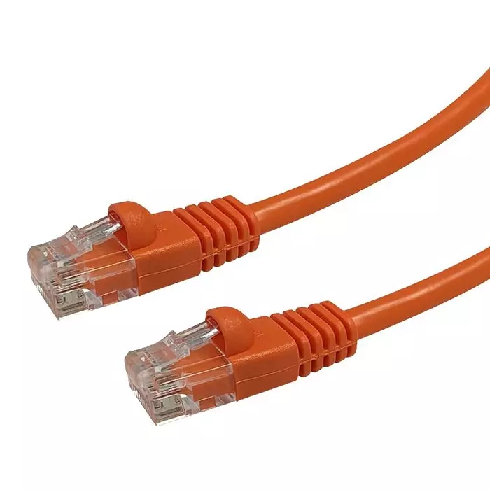 VIDEK PATCH LEAD, CAT5E, ORANGE, 0.5M, 2965-0.5RG