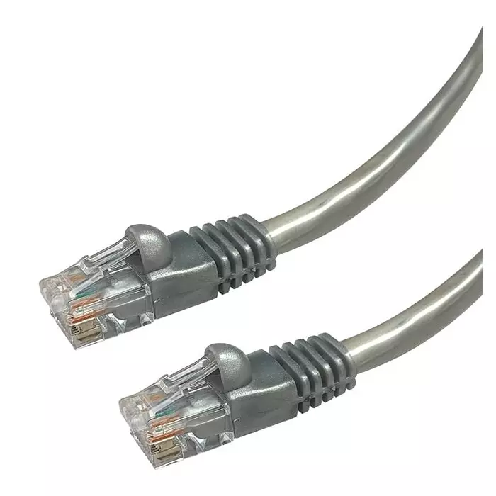VIDEK PATCH LEAD, CAT5E, SILVER, 1.25M, 2965-1.25AG