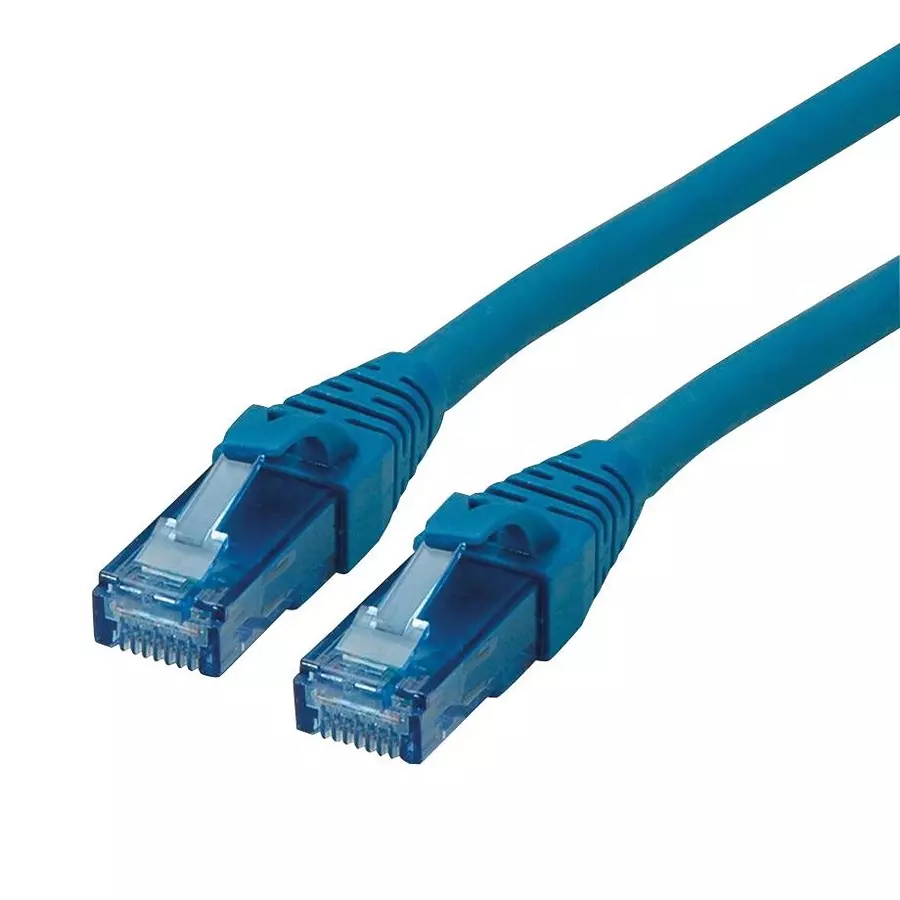 ROLINE PATCH CORD, RJ45 PLUG, CAT6A, 2M, BLUE, 21.15.2742