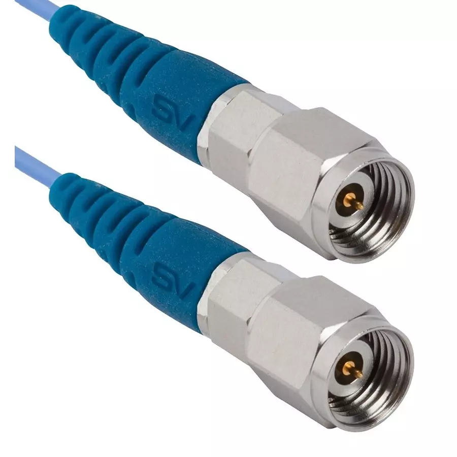 AMPHENOL SV MICROWAVE CABLE ASSY, 2.4MM PLUG-PLUG, 12", 7016-0121