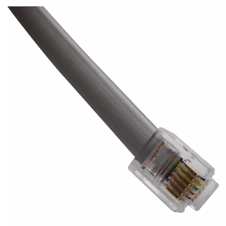 BEL Patch Cord, Reverse Rj12 Plug-Plug, 25 , BC-66RS025F
