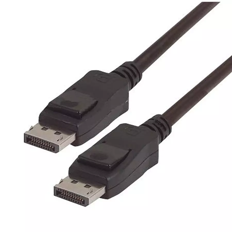 L-COM VIDEO CABLE, DISPLAYPORT PLUG, 9.8 , BLK, DPCAMM-3