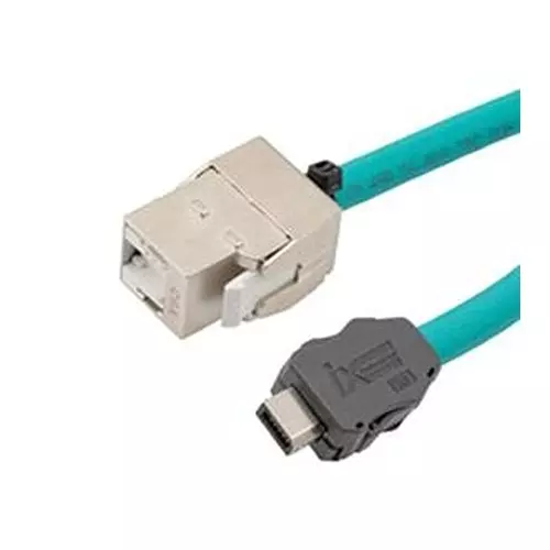 L-COM ENET CORD, IX A PLUG-RJ45 JACK, 9.8 , TRGIX605IN-TEL-3M