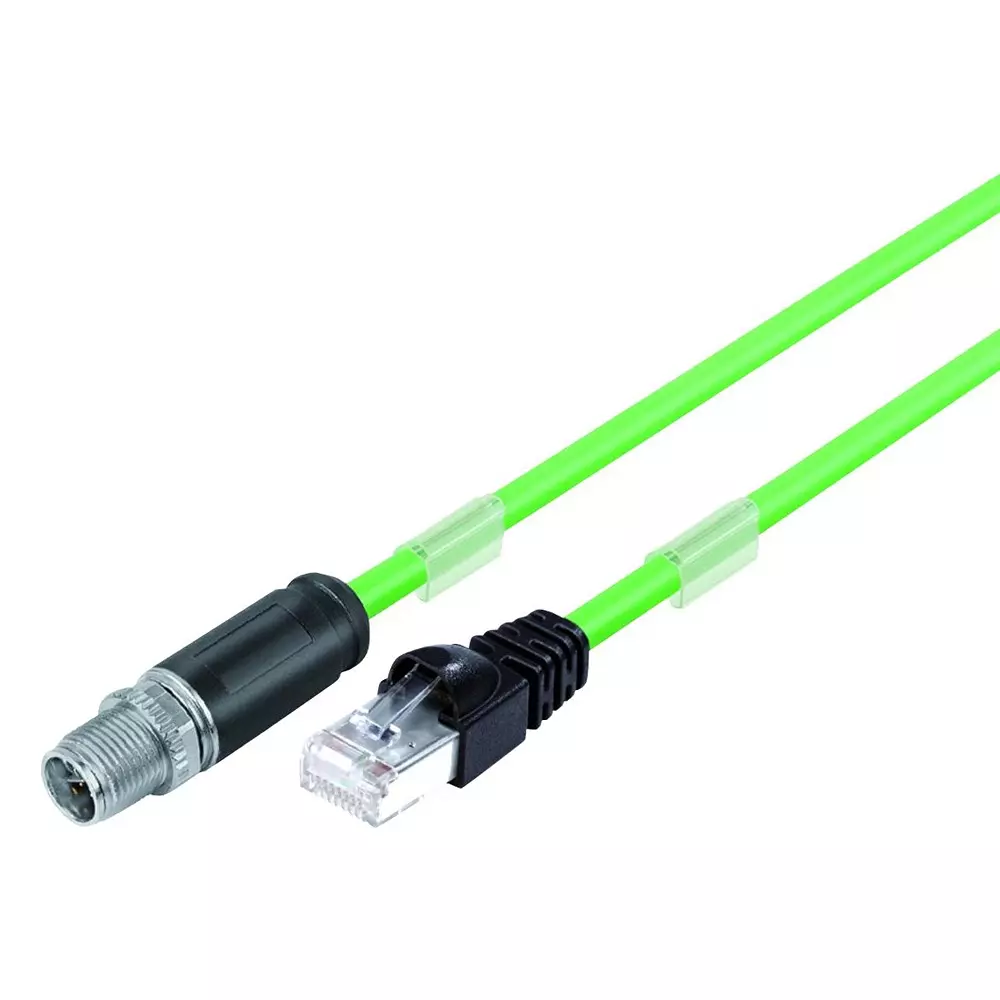 BINDER Sensor Cord, 8P M12-Rj45 Plug, 5M, 79-9723-050-08