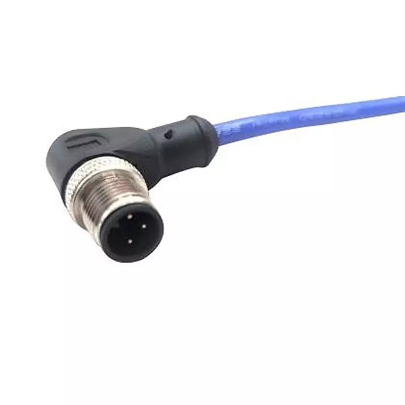 MUELLER ELECTRIC Cable Assembly, 3P R/A M12 PLUG-FREE END/32.8, C3B80M010