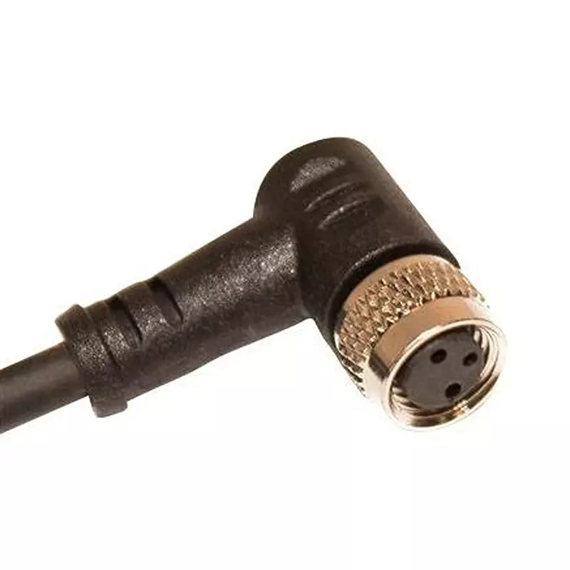 MUELLER ELECTRIC Cable Assembly, 3P R/A M8 RCPT-FREE END, 16.4, C83D01M005