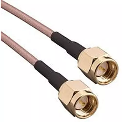 TE CONNECTIVITY Cable Assembly, SMA PLUG-PLUG, 50 OHM, 6", CSE-SGAM-152-SGAM