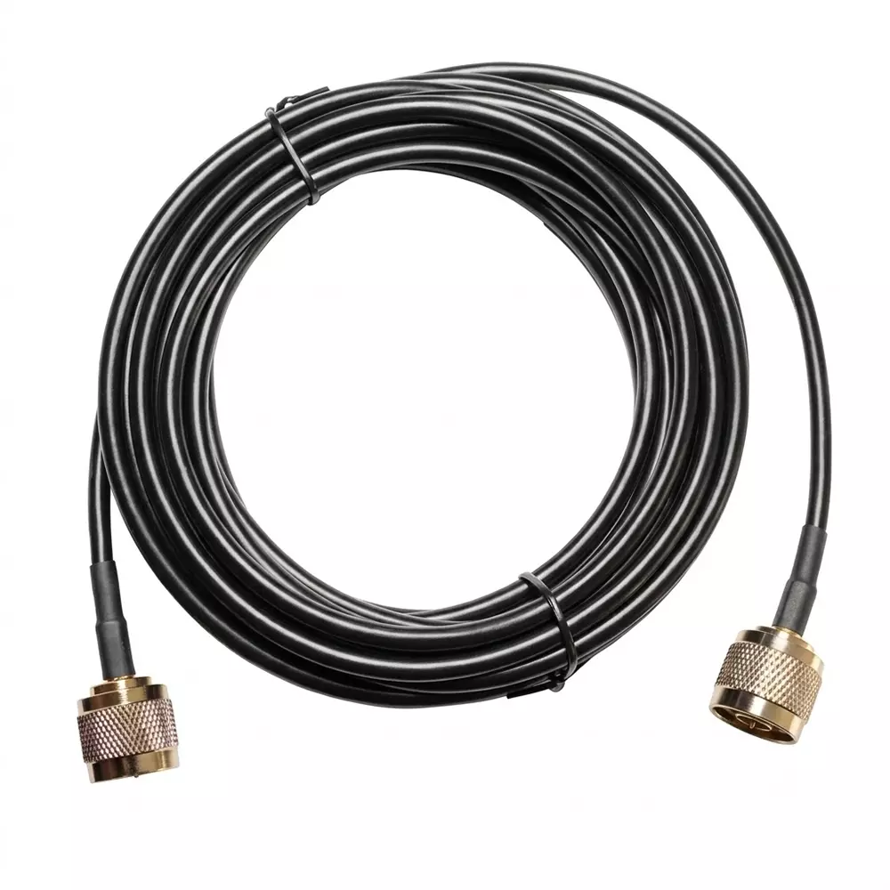 NBR N Male to N Male RG58 Low Loss RF Coaxial Jumper Extension Antenna Cable, 9 m for 4G/5G LTE, ADS-B, Ham Radio