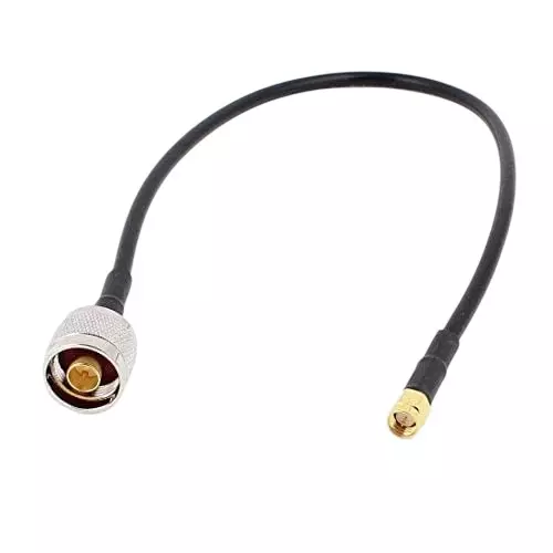 NBR Low Loss RF Coaxial Jumper Extension Cable RG58, N Male to SMA Male 15 cm WiFi Antenna Pigtail for 3G, 4G, 5G, LTE Routers