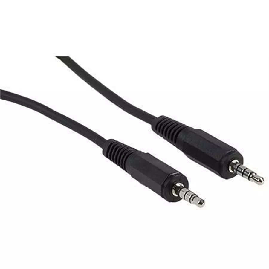 MULTICOMP PRO Audio / Video Cable Assemblies CABLE, 3.5MM 4 POLE PLUG-PLUG, 6FT, BLK, PSG03514