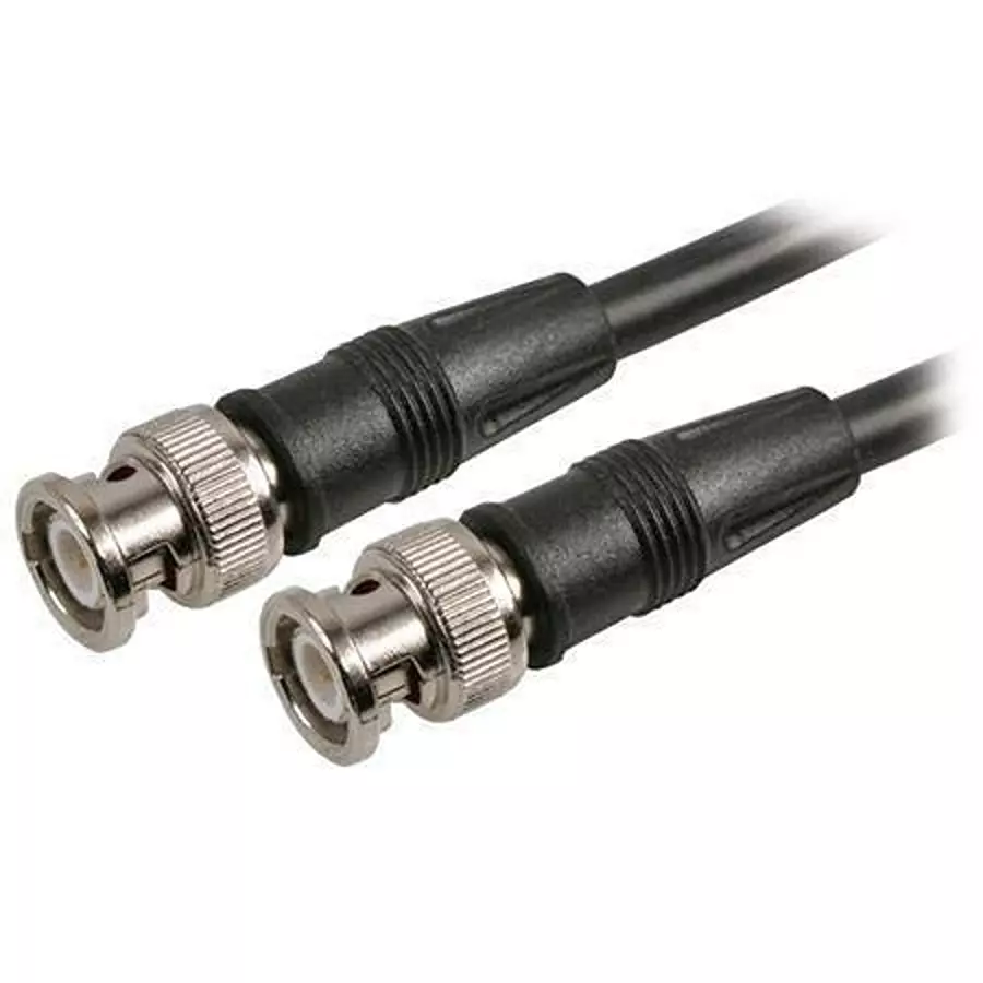 MULTICOMP PRO RF Coaxial Cable Assemblies RF COAX, BNC PLUG-PLUG, 30FT, BLACK, PSG00521