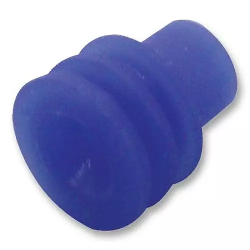 ITT CANNON Circular Connector Cable Seals WIRE SEAL, APD 4WAY, BLUE, 2.1-2.9MM, 121668-0033 (Pack of 100)