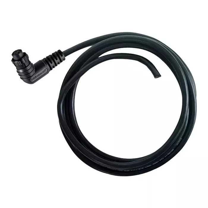 SWITCHCRAFT/CONXALL Circular Cable Cord, 4Pos Plug, 2M, Blk, CARAEN3C4M07990