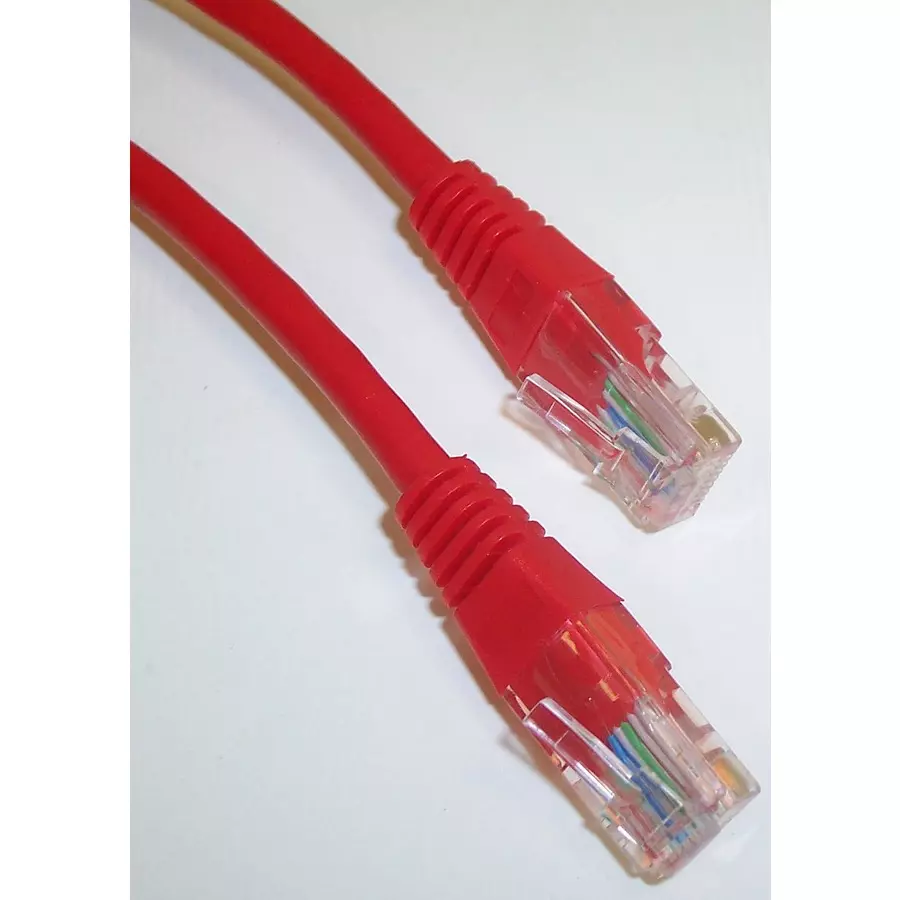 PRO SIGNAL PATCH LEAD, CAT 5E, 7M RED, PS11047