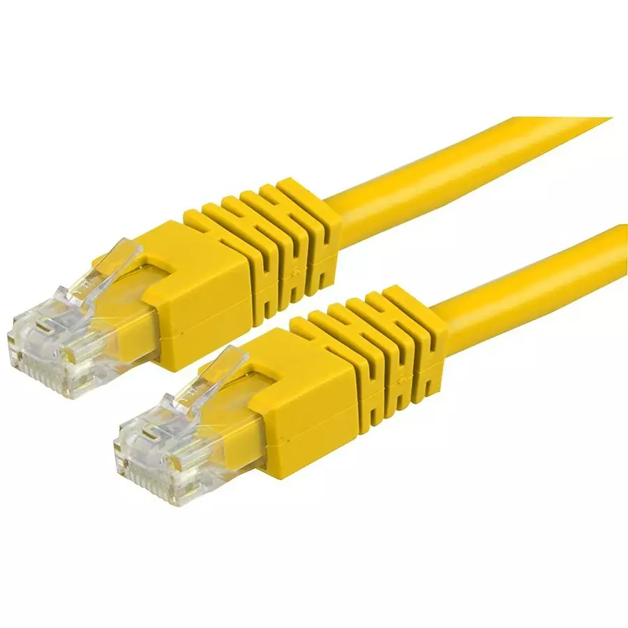 PRO SIGNAL PATCH CORD, RJ45 PLUG, CAT6, 0.2M, YEL, PS11306