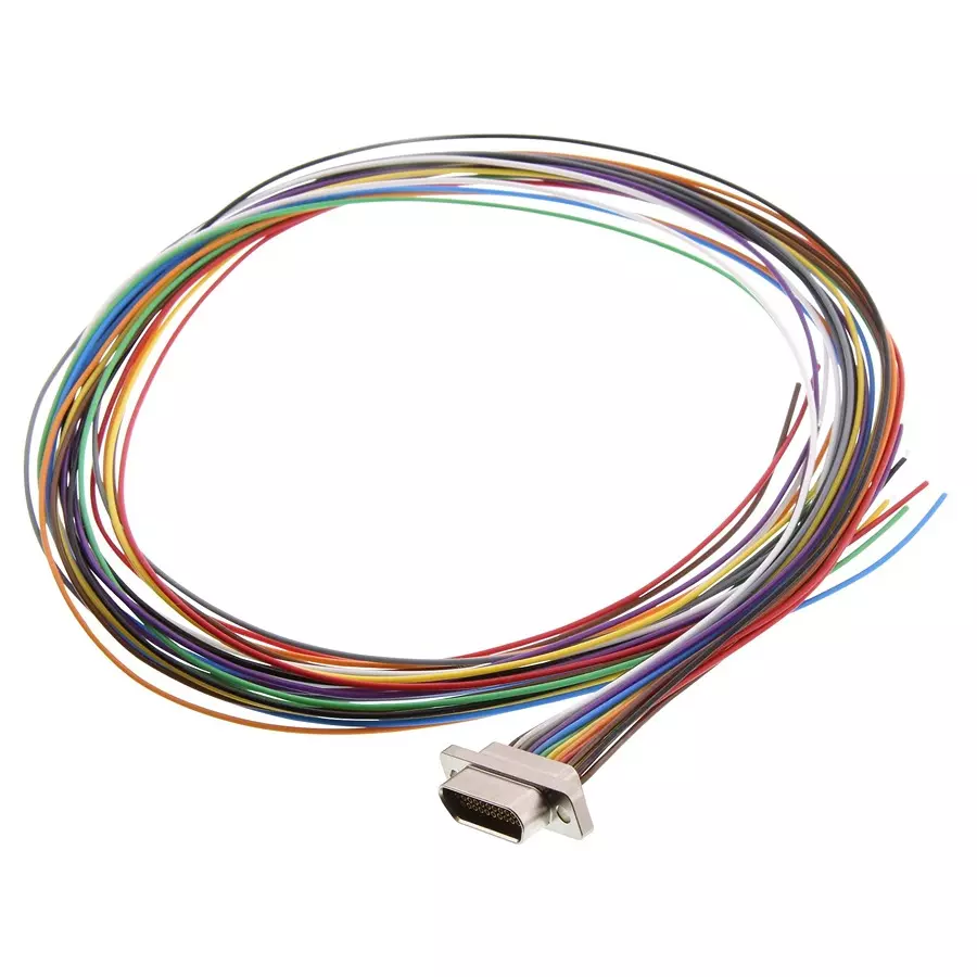 CINCH CONNECTIVITY SOLUTIONS CABLE ASSY, MICRO D RCPT-FREE END, 36", M83513/04-A04N